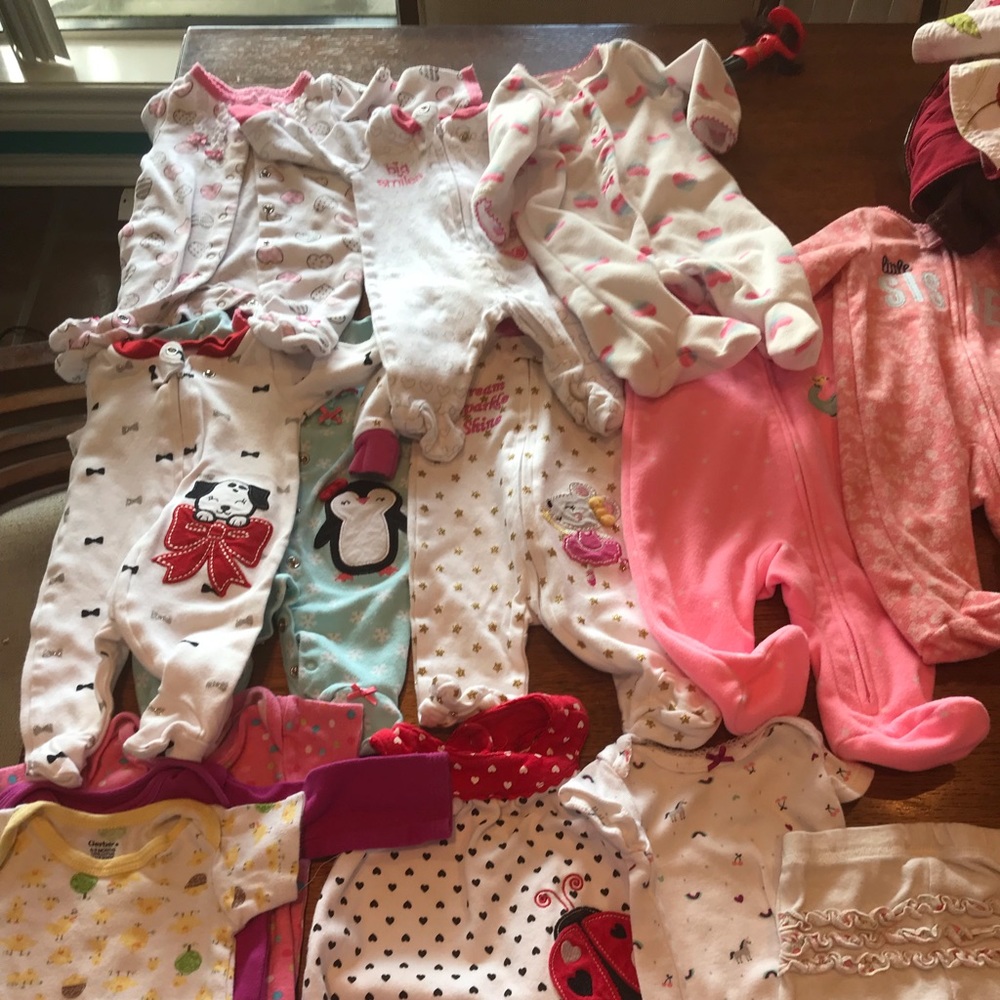 Newborn pjs and some extra